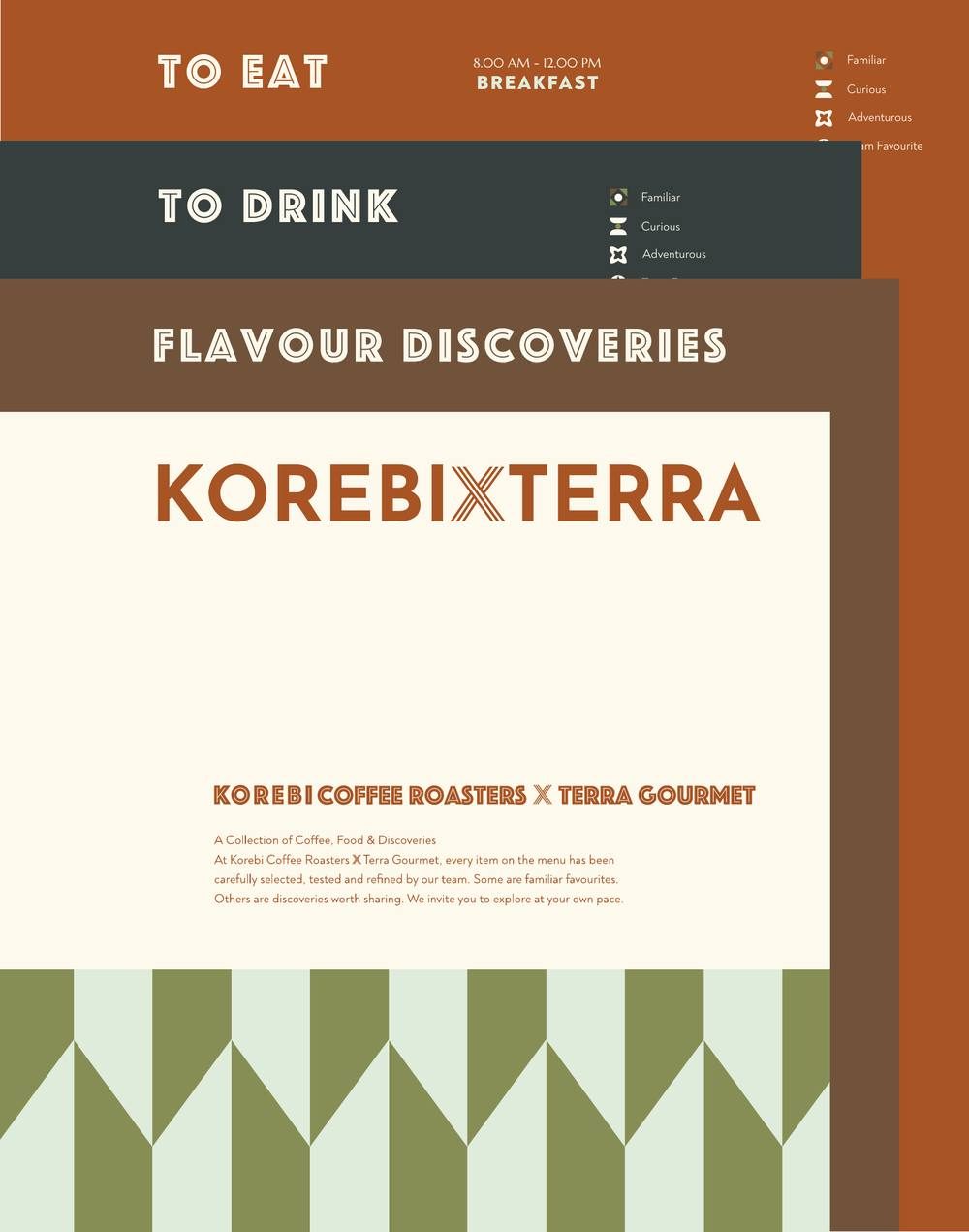 Printed menu, page 1 of 14